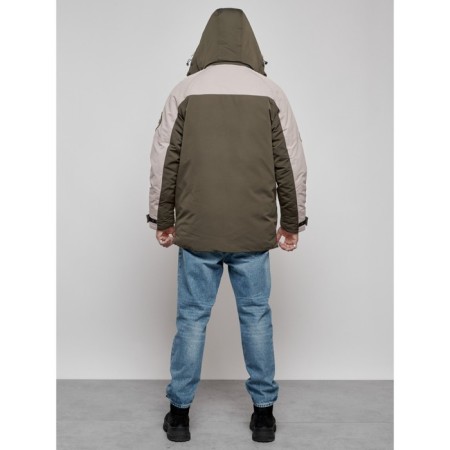 Winter jacket, size 48, khaki color-1
