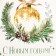 Folding box “Happy New Year!”, Christmas tree decorations, 12 x 12 x 12 cm, New Year