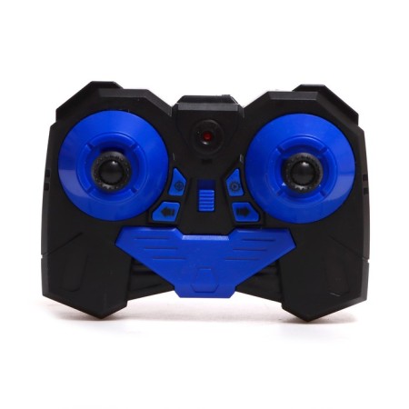 Radio controlled tank Stunt, 4WD all-wheel drive, shoots missiles, black-blue color-4