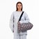Sports bag with lightning, long belt, blue/pink color