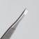 Pinzet begged, narrow, 9 cm, in case, color mix