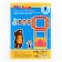 White cardboard, A4, 8 sheets, shared, bilateral, in the folder, 230, g/m², Masha and the bear