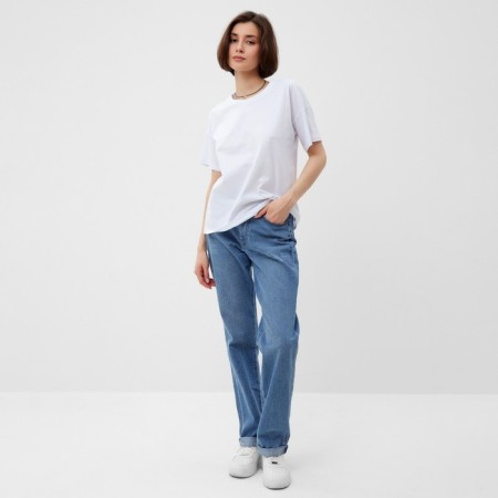 Women's T -shirt Minaku "Abstraction" Color White, size 50-1