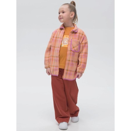 Jacket for girls, height 98 cm, peach color-8