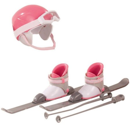 Gotz skier set for dolls, 8 pr.