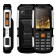 Cell phone BQ M-2430 Tank Power Black Silver 4000MAH, VIBI, 2 flashlights, PowerBank 10 function