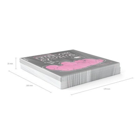 Notebook of 48 sheets in the Erichkrause "Low Battle", matte lamination, cover coated cardboard, offset unit, mix-12