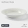 Porcelain plate deep with a thickened edge Magistro la Perle, 580 ml, d = 22 cm, white color