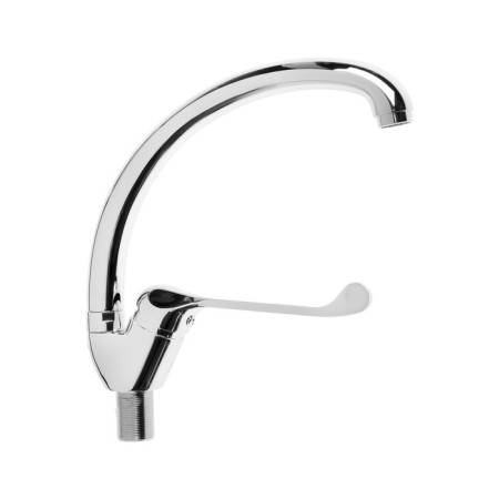 Kitchen mixer "TsS-SM" ST300834, single-leaf, pour length 220 mm, surgical, chrome