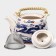 Hot teapot "Blue Dragon", 900 ml, with metal sieve