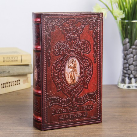 Safe-book wood "Noble nest" 21x13x5 cm