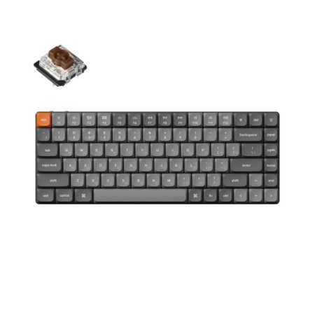 Wireless mechanical ultra-thin Keyboard QMK Keychron K3 Max, 84 keys, RGB-subsi 108244