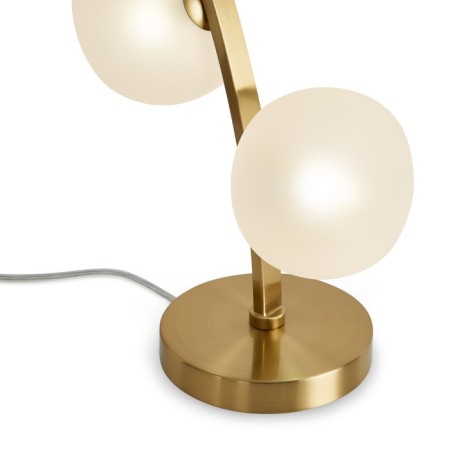 Freya Fr5444TL-03BS Donuts desktop lamp, 240x120x430 mm, G9, 3x30W, brass color-6