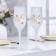 Set of wedding glasses "Council and love" 200 ml, white
