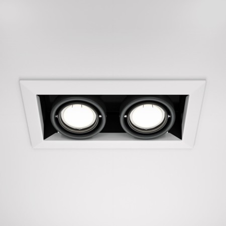 The built-in lamp Technical DL008-2-02-W, 2x50W, 24.5x12.6x7.2 cm, GU10, white color-3