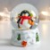 Souvenir Polystone Water Ball "Penguin in a scarf and headphones" 7x6.7x8.8 cm