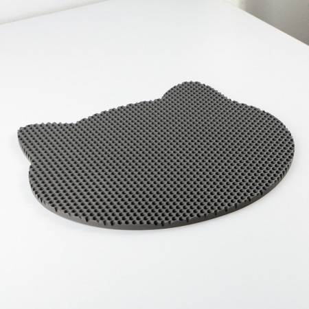 Rug for a bowl and a “face” tray, gray, 35x41.5 cm-6