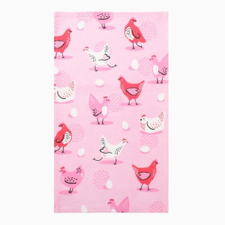 Catcelle kitchen. Dolyana "Chicken" 28x46 cm, Rogozhka, 100% HL, 160g/m2-1