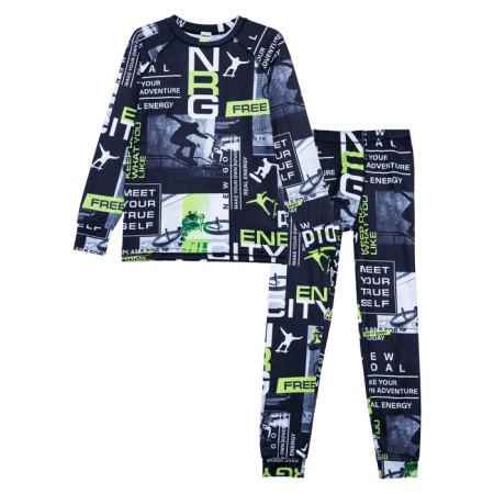 Thermal complex for a boy: trousers, sweatshirt, height 176 cm-4
