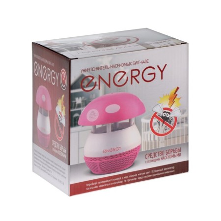 Energy SWT-440E insect destroyer, 2.5 W, up to 20 m2, tray, fan, pink-3