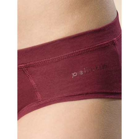 Female cowards, size 46, burgundy color-2