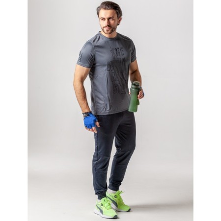 Sports T -shirt Male Isee, size 50, graphite color-13