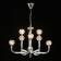 Ella chandelier, size 59x145.59 cm, 320W 8xg9 IP 20