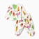 Kit for children (swing, slider), white color/flamingos, height 56 ​​cm