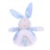 Soft toy "Rabbit", in a flower, on a suspension, color mix