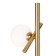 Freya FR5259FL-03BS BLOSSOM, 320x250x1535 mm, G9, 3x25W, brass color.