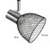 Madoka Lamp 3x60W E14 Black/Chrome 57x10x19.5cm