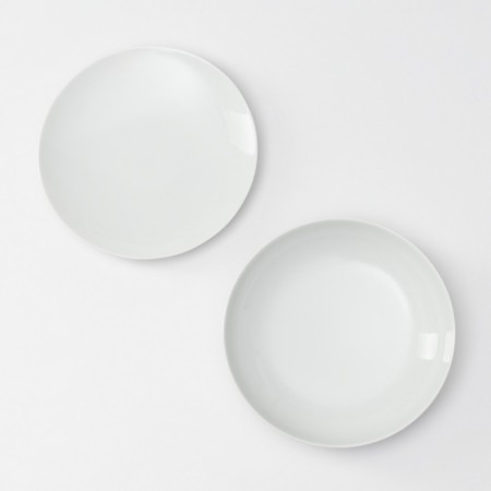 A set of porcelain dishes "Universal", 12 objects: plate d = 20 cm, deep 600 ml, d = 20 cm, mug 350 ml-3
