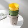 A set of pots for flowers with basic watering amsterdam, 650 ml, 5 pcs, color mix