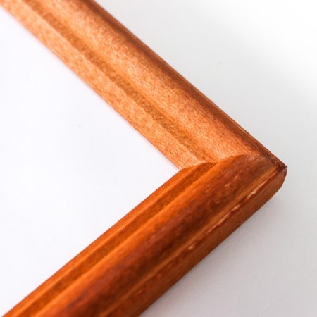 Photo frame wood 40x60 (1701) (plastic screen) nut-2