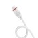 Cable Borofone BX17, Micro USB - USB, 2.4 A, 1 m, white