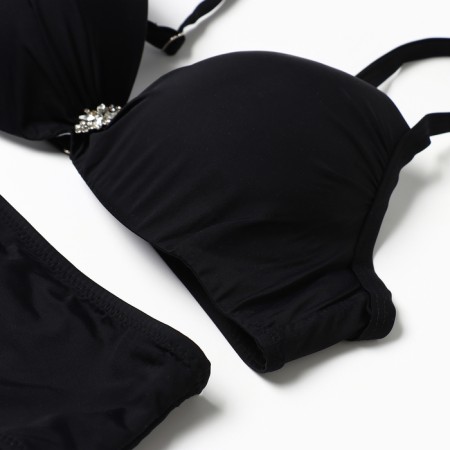 Separate female swimsuit, black color, size 42-1