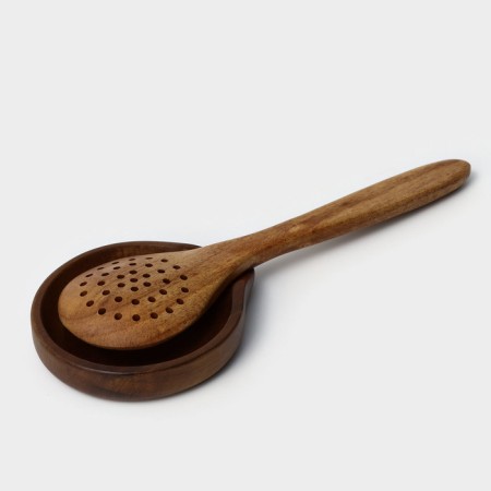 Spoon stand 11.5 × 13.5 × 2.5 cm, acacia-6