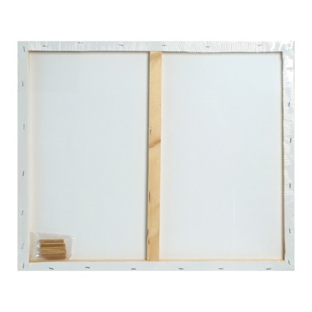 Canvas on the subframe, cotton 100%, 1.6 x 70 x 90 cm, acrylic soil, medium -grained, 380 g/m²-3