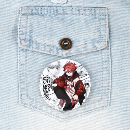 The sunset icon "manga anime guy", d = 56 mm-3