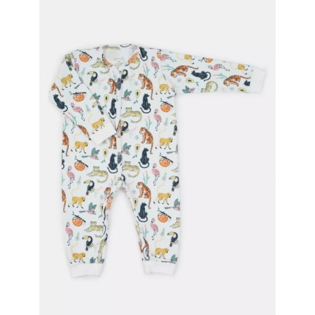 Details for children with open legs of the Jungle top coat, height 68 cm-1