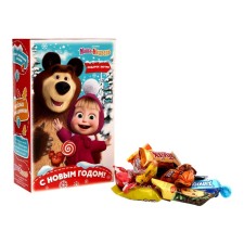 New Year. Gift set of sweets 