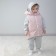 Beginning children's insulated kinderlitto "Orsetto", height 80-86 cm, color pink powder
