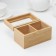 Tea house, 2 sections, 14 × 18 × 8 cm, bamboo