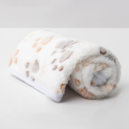 Animal blanket "With Love", 76 x 52 cm, white-1
