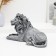 Figure "Leo African No. 2" Antik, 32x14x19cm