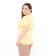 Women's T -shirt with print "Stay Golden", yellow color, size 44