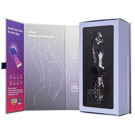 Satiffyer dazzling Crystal 1, 18.5 cm, glass, transparent bilateral-8