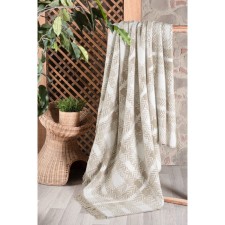 Tina blanket, size 200x220 cm, beige color