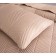 A set with a bedspread "Adonis", size 230x250 cm, 50x70 cm - 2 pcs, the color of the cappuccino
