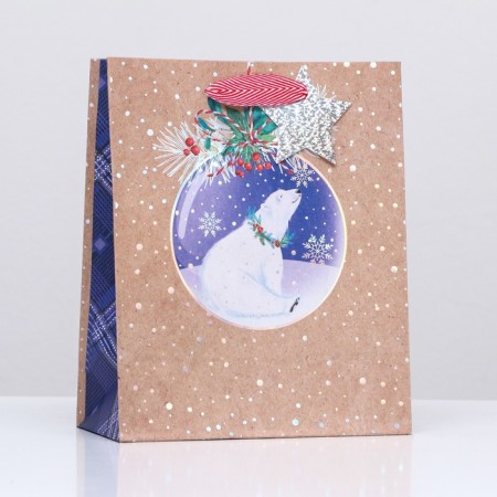 Gift package "White Bear" 18 x 22.3 x 10 cm-2